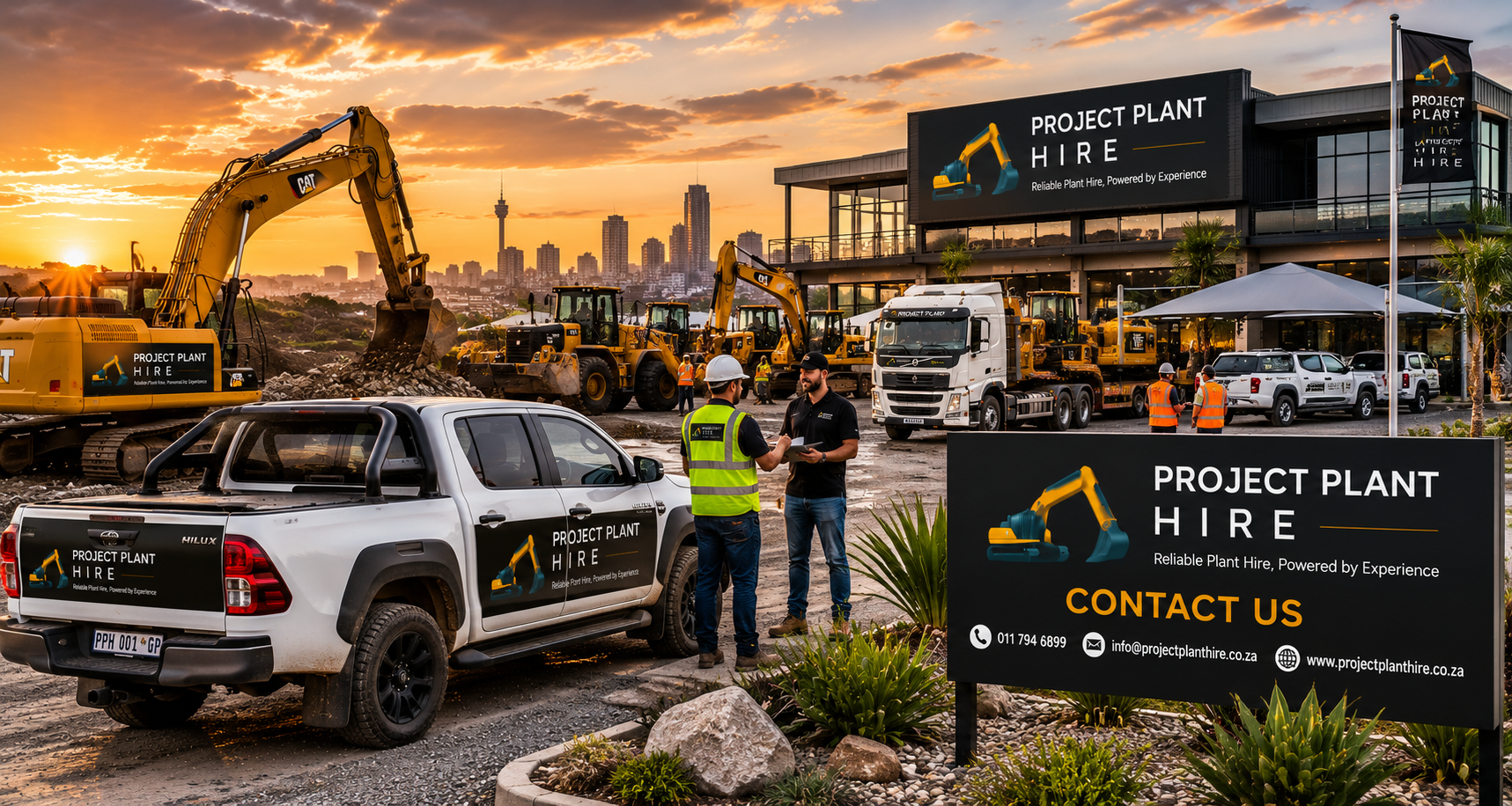Contact Project Plant Hire for equipment hire quotes