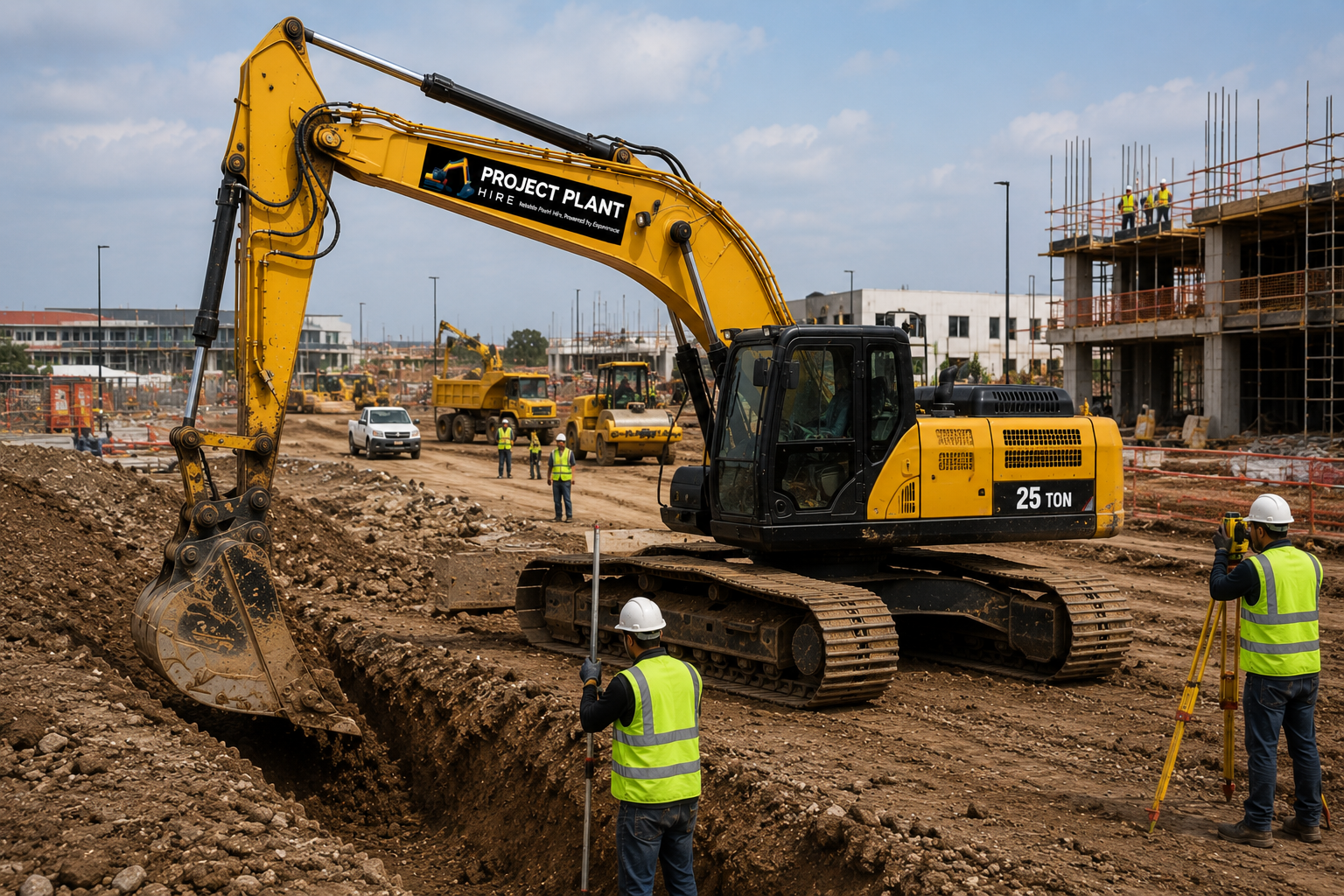 25 Ton Excavator Hire