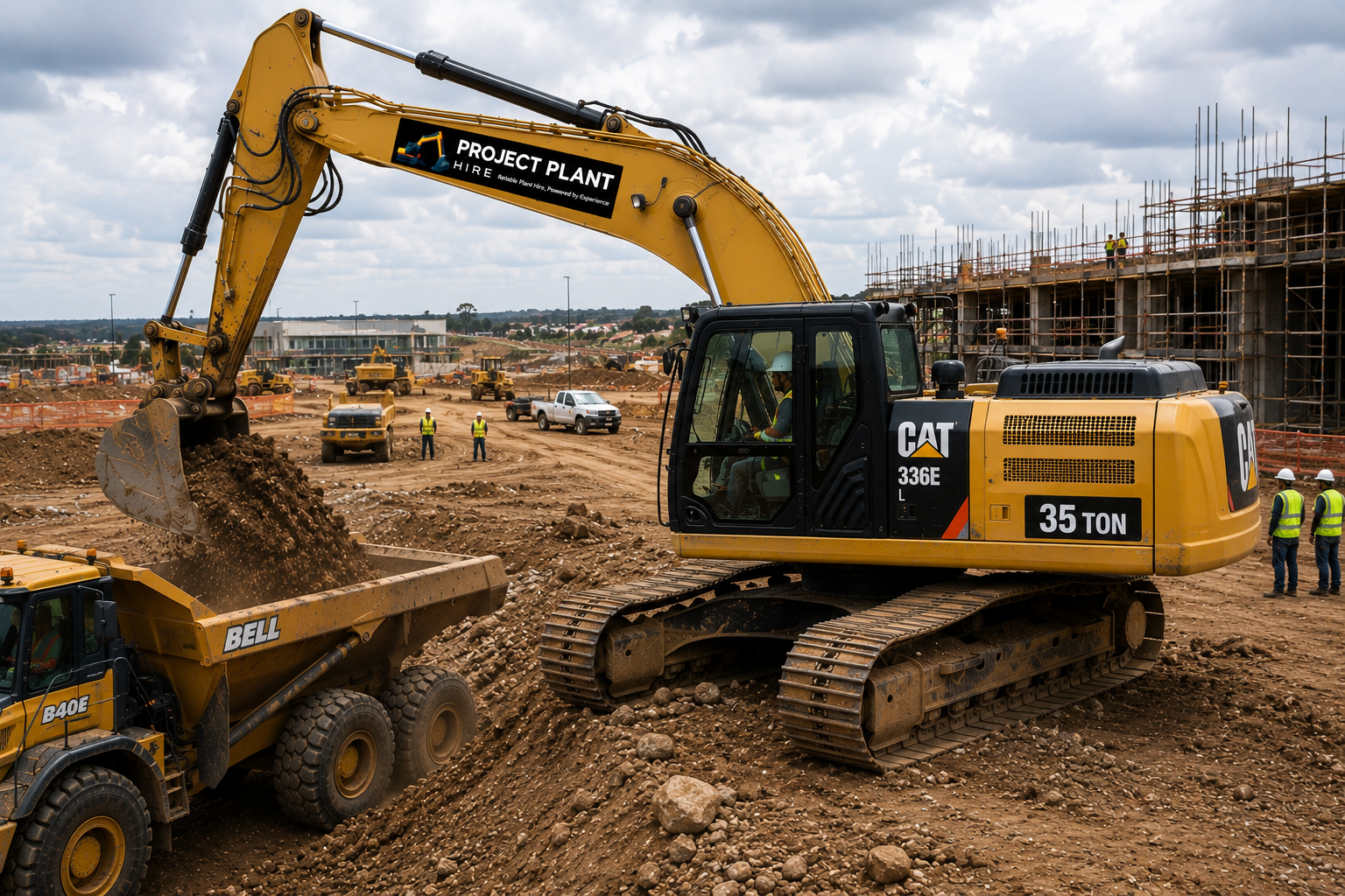 35 Ton Excavator Hire