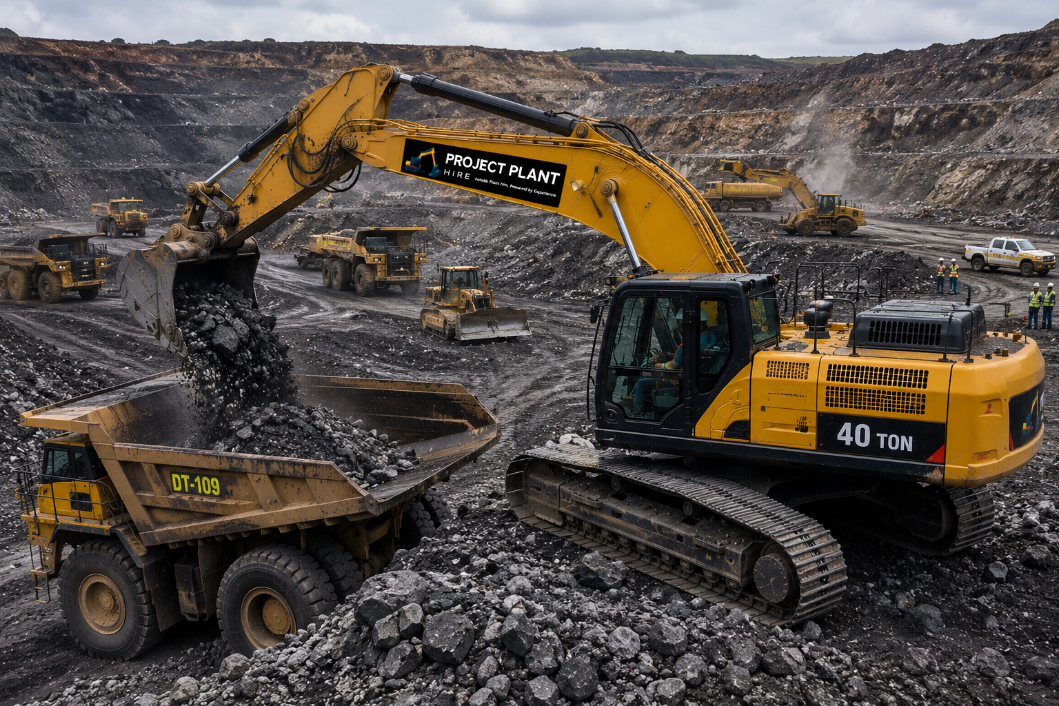 40 Ton Excavator Hire