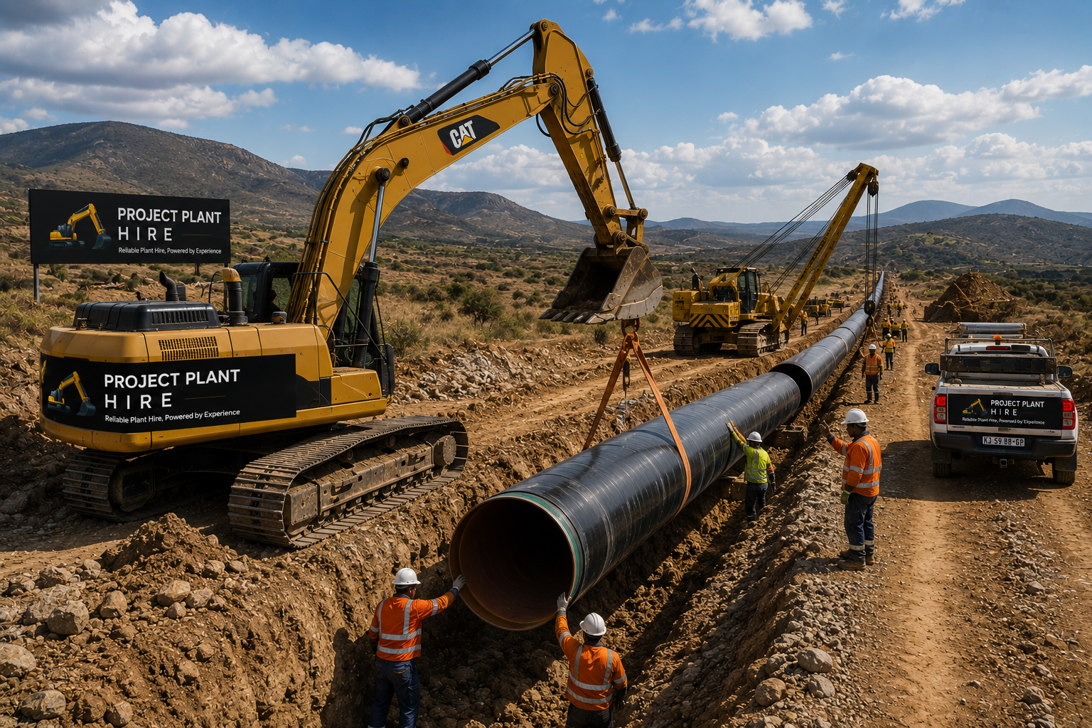 Pipeline Projects equipment hire
