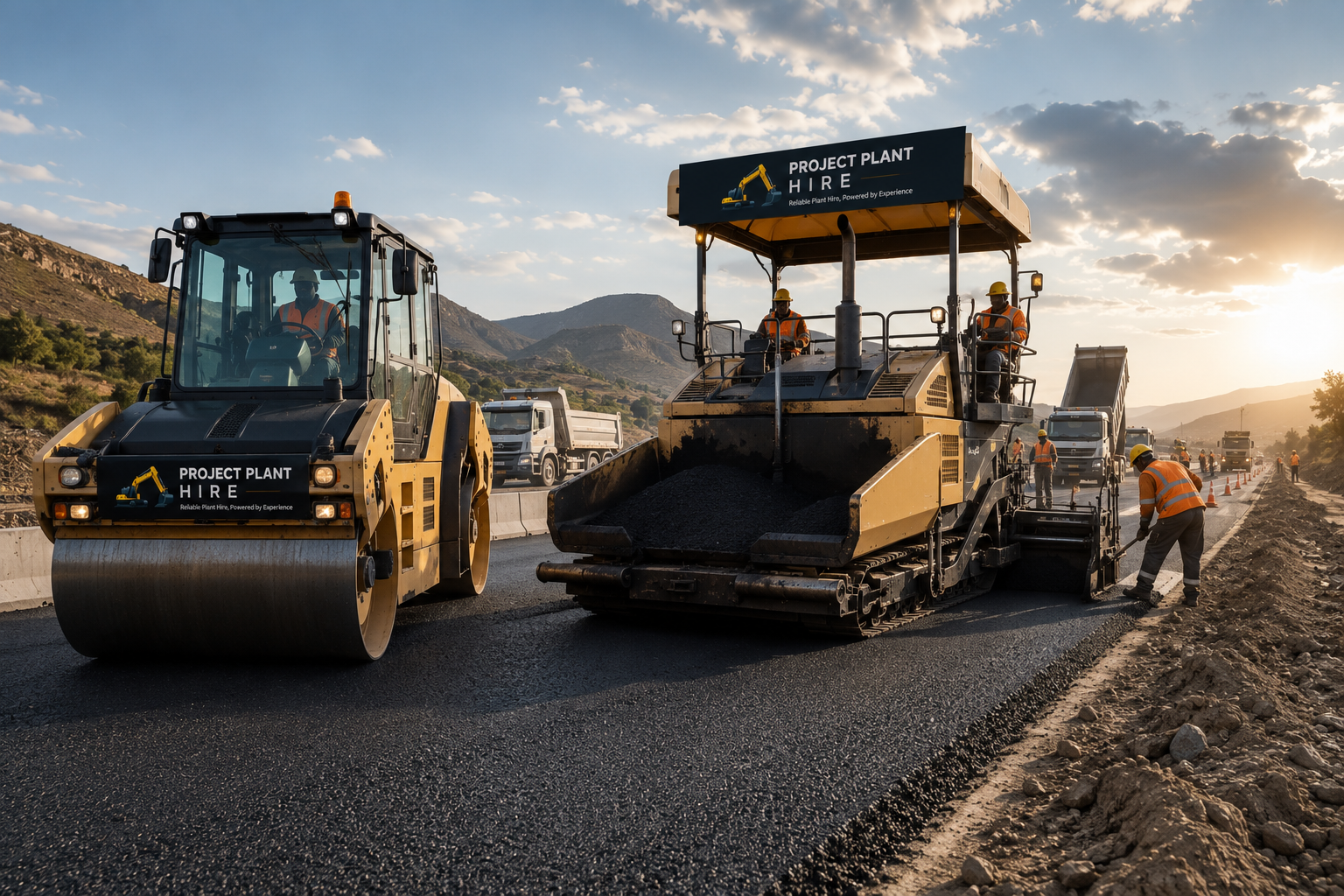 Road Construction equipment hire