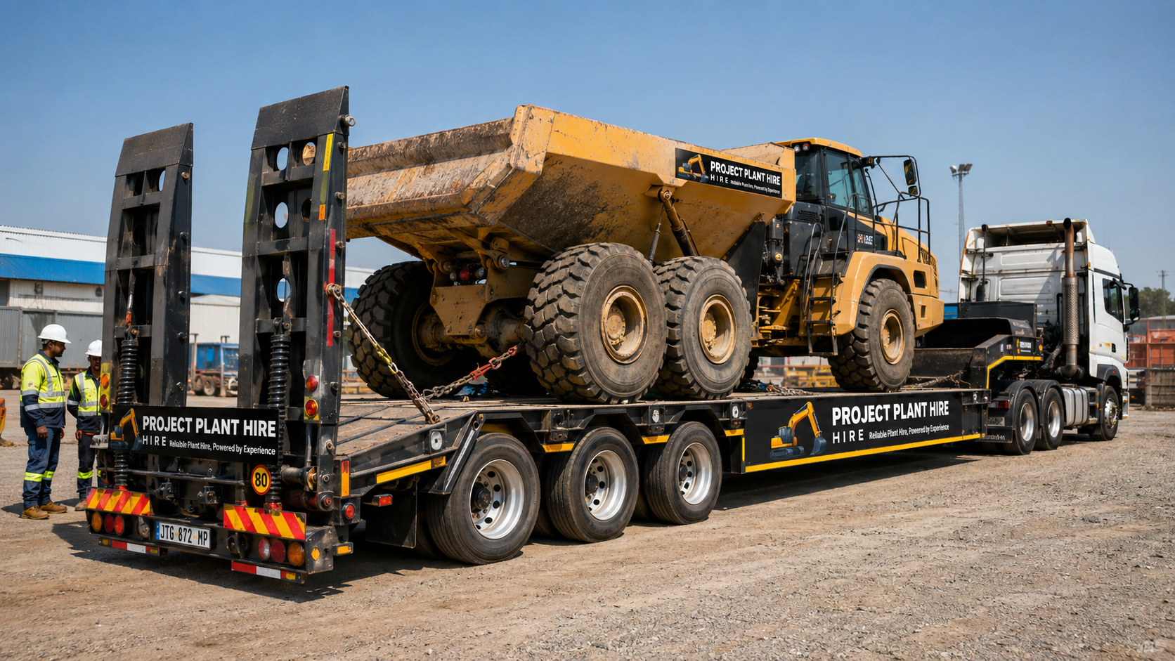 30 Ton Lowbed Hire South Africa - Project Plant Hire