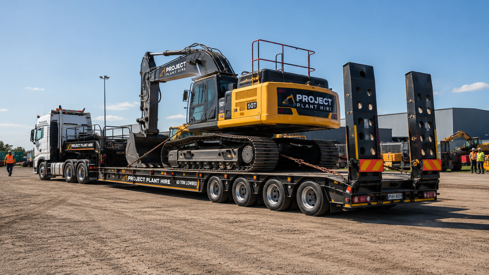 60 Ton Lowbed Hire South Africa - Project Plant Hire