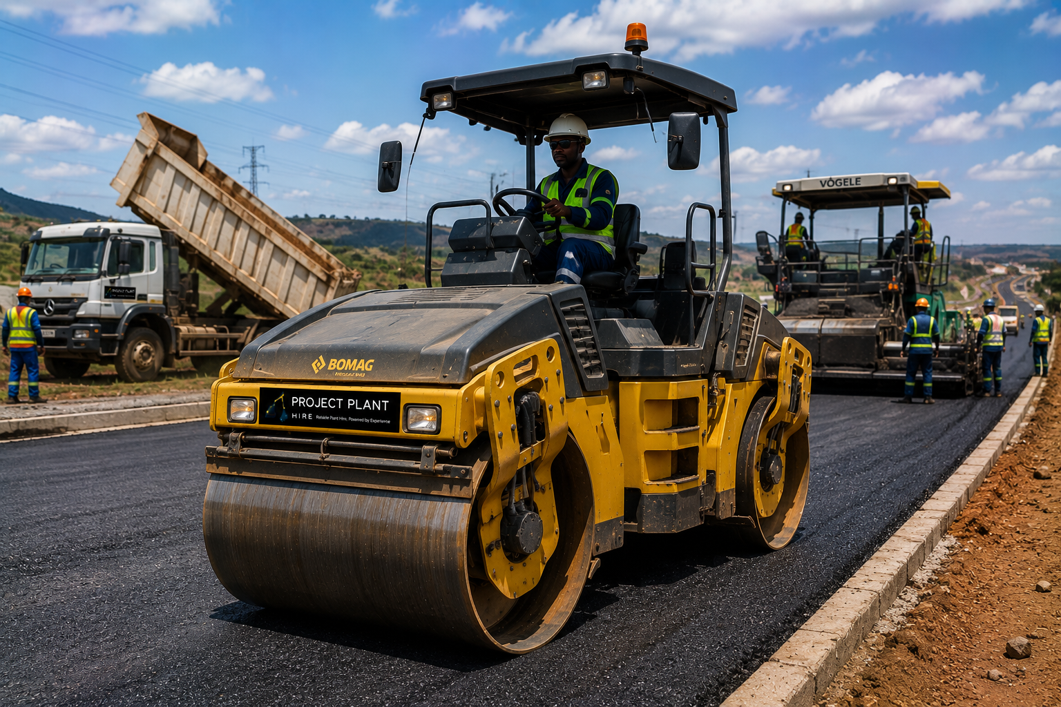 Double Drum Roller Hire - Project Plant Hire