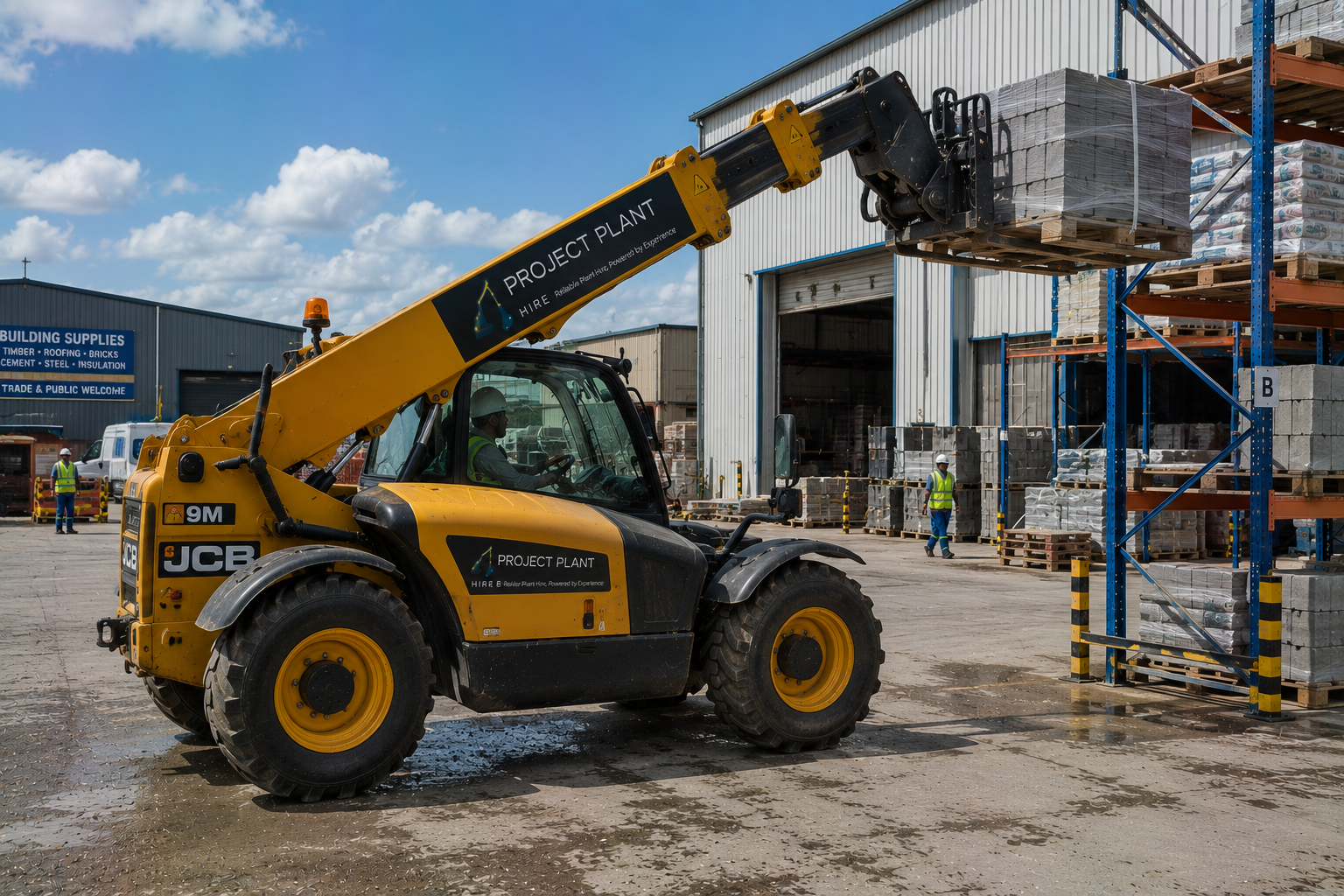 9m Telehandler Hire - Project Plant Hire