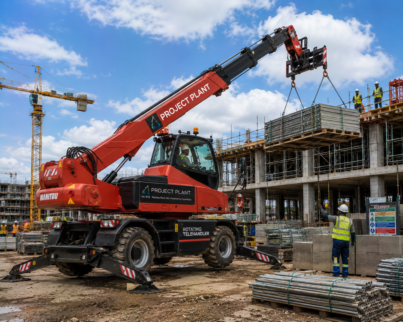 Rotating Telehandler Hire - Project Plant Hire