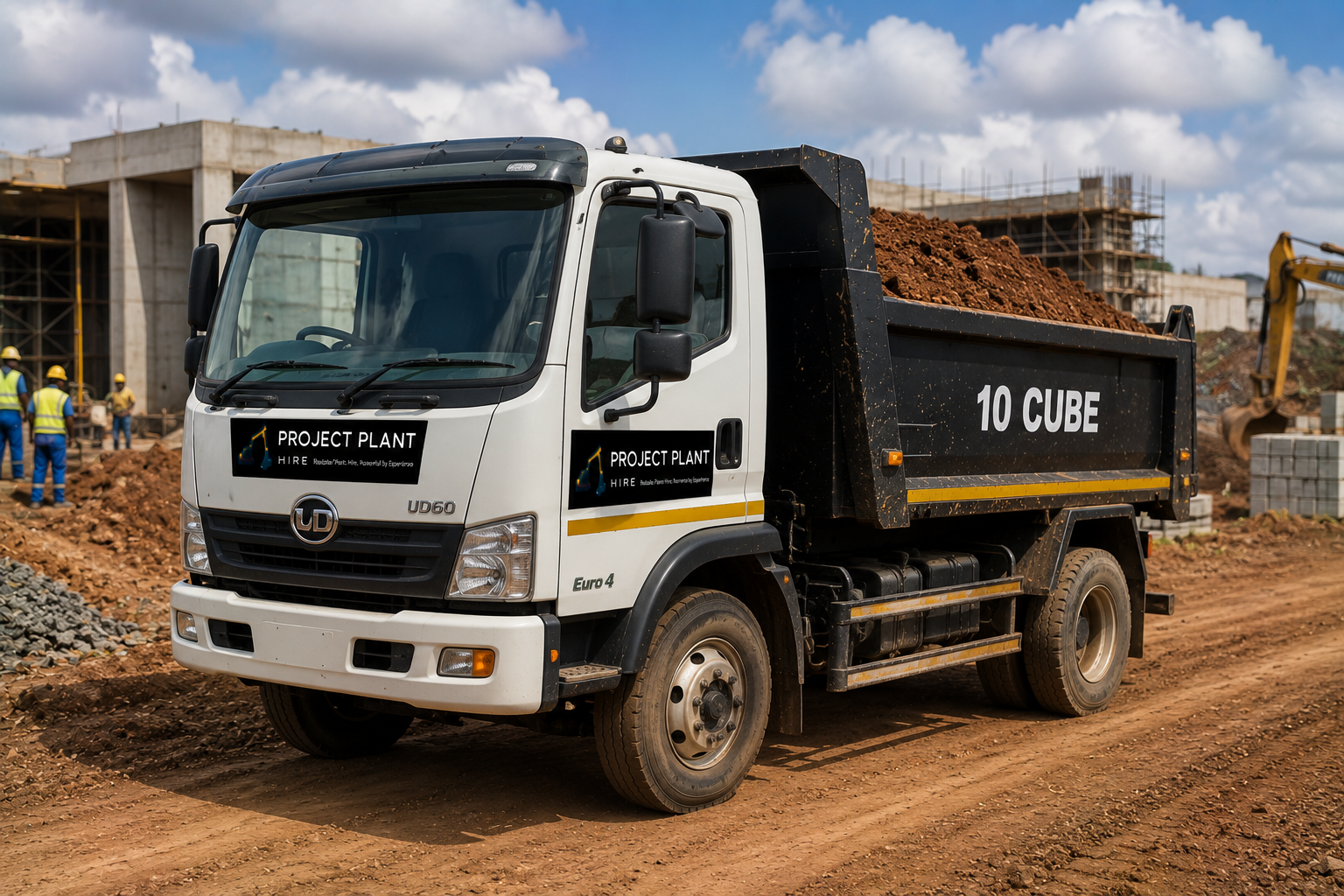10 Cube Tipper Truck Hire