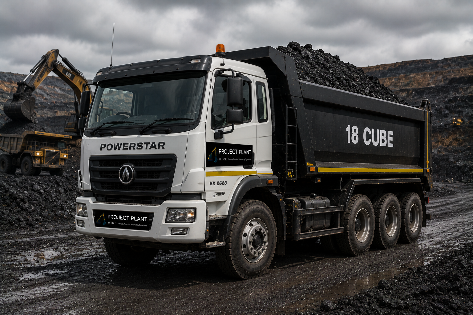18 Cube Tipper Truck Hire South Africa - Project Plant Hire