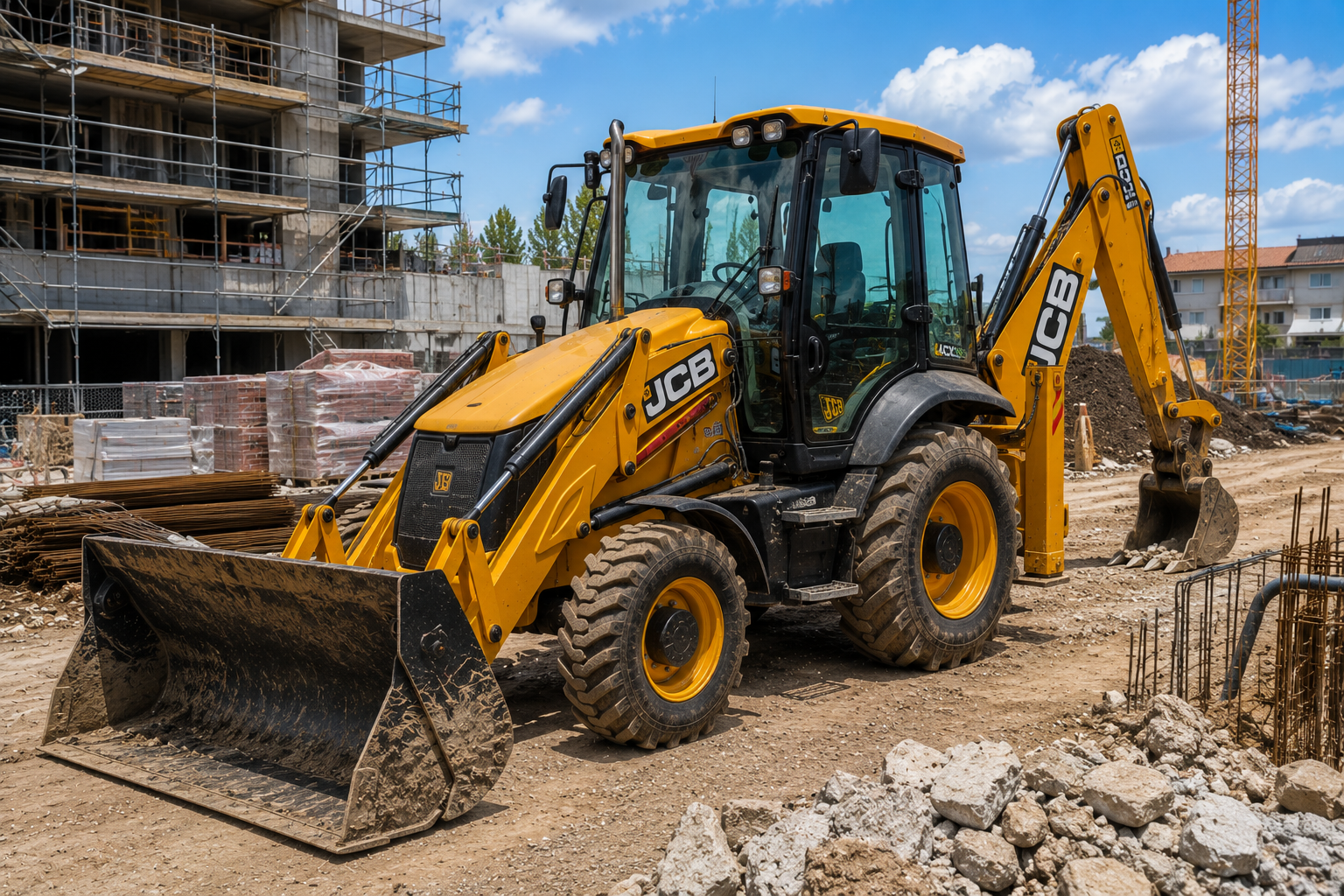 4x2 TLB Hire South Africa - Project Plant Hire