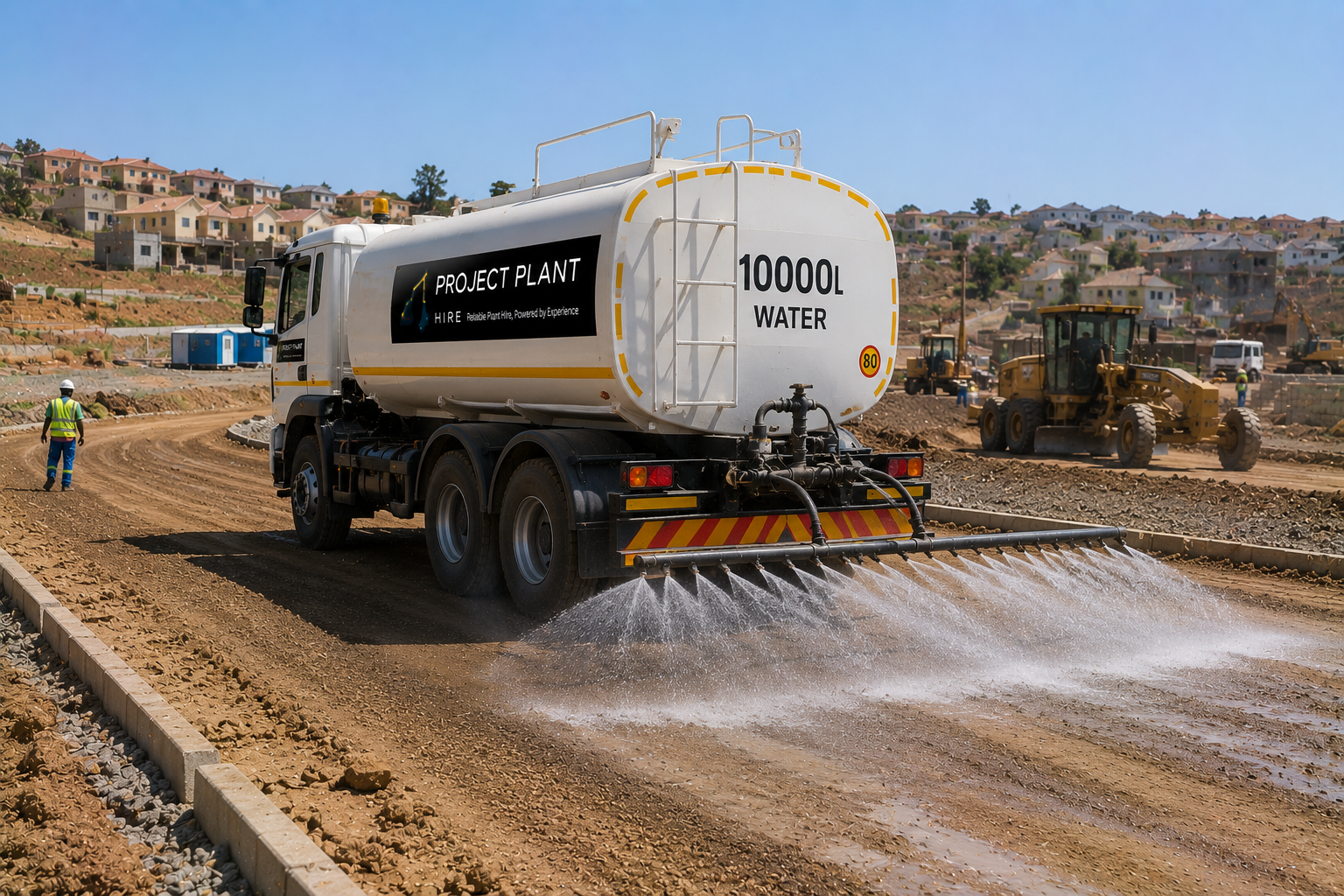 10,000 L Water Bowser Hire South Africa - Project Plant Hire