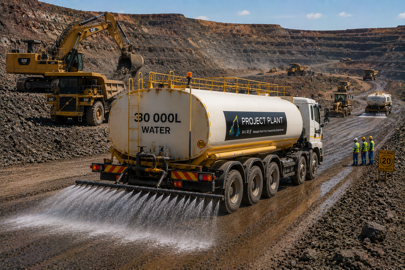 30,000 L Water Bowser Hire South Africa - Project Plant Hire