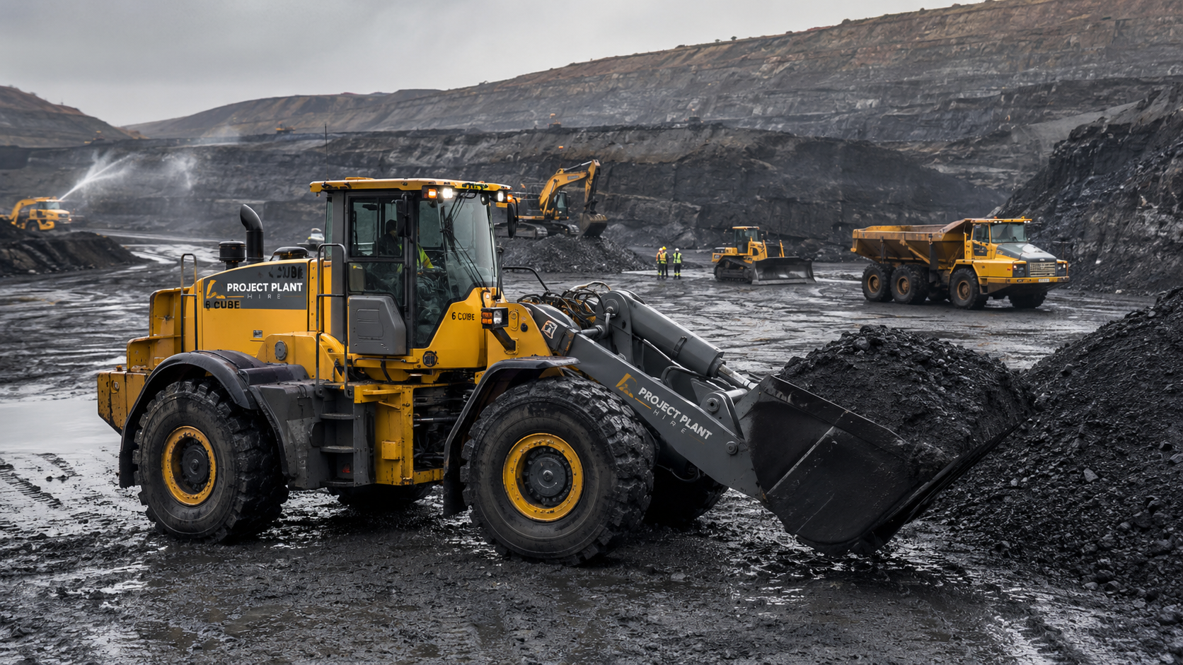 6 Cube Front End Loader Hire