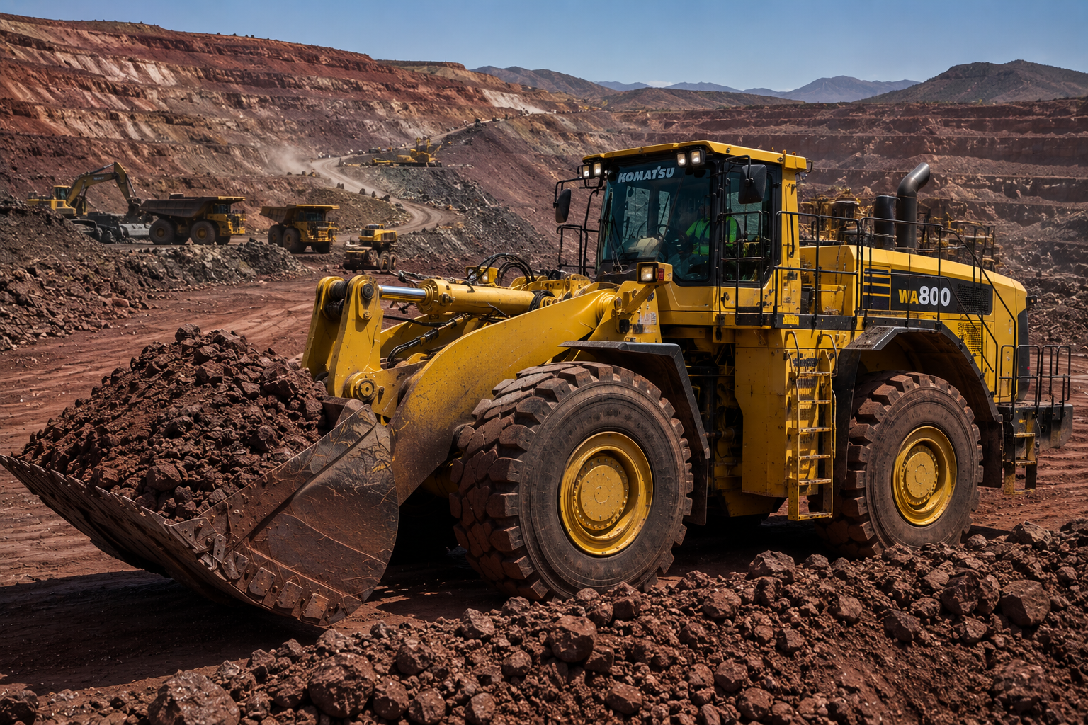 8 Cube Front End Loader Hire
